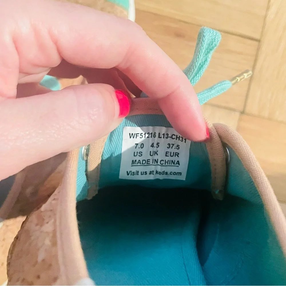 Kate Spade x Keds Sneakers- Size 7- EUC